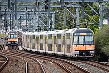 B set trains near Summer Hill station