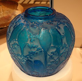 Vaso Papagaio por René Lalique (1922)