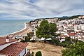 Vista des de Sant Pau, l'ermita de Sant Pol, mirant en direcció Oest.