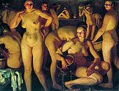 Zinaida Serebriakova, Banya, 1913