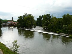 Derivación de agua del canal de Saint-Martory