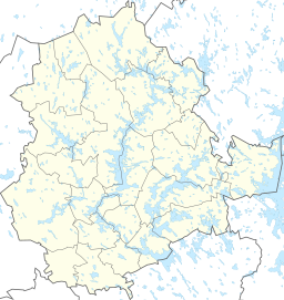 Orivesi centraltätorts läge i Birkaland