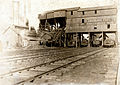 A coal tipple in Clarksburg, West Virginia, in 1908