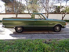 Lateral del Ford Ranchero Deluxe 1977