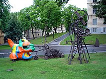 Niki de Saint Phalle och Jean Tinguely