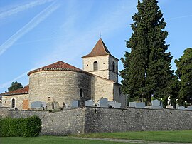 The church in Saint-Pierre-Lafeuille