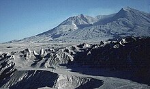 Photo du mont Saint Helens en septembre 1980.