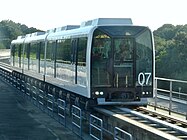 Fahrzeug der Serie 100 der Magnetschwebebahn Linimo in Aichi