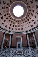 Salle rotonde, sous le dôme du musée