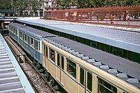 Paris: Farblich differenzierter Erste-Klasse-Wagen, 1964