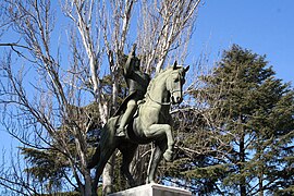 Monumento a Simón Bolívar, obra de Emilio Laiz Campos