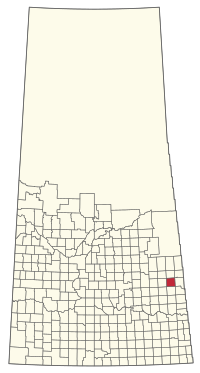 Location of the RM of Sliding Hills No. 273 in Saskatchewan