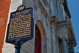 St Mary Magdalen De Pazzi Parish Historical Marker