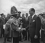 Meeting Brazilian President Juscelino Kubitschek in 1960