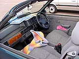 Interno di una Cabriolet (mercato inglese)