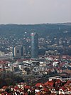 Blick auf Jena mit dem JenTower