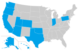 Location of teams in {{{title}}}