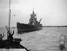 Image of Her Magisties Ship Duke of York showing the 273Q radar