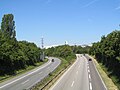 Autobahnbeginn am Eschborner Dreieck