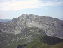 Hora Arcalod (2217 m) v masivu Bauges