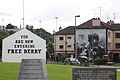 El famoso mural de la Free Derry corner (Derry).