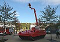 A Marder infantry fighting vehicle converted for use as a firefighting vehicle by the German Fire Services