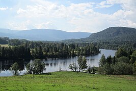 Numedalslågen at Komnes in Sandsvær