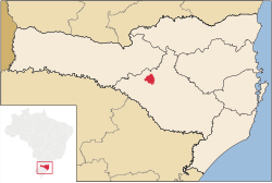 Location of Brunópolis