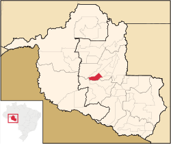 Localização de Mirante da Serra em Rondônia