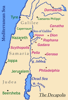 Map of the Holy Land