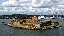 Het Älvsborgfort in het Kattegat