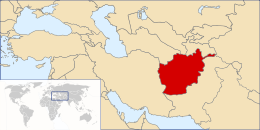 Afghanistan - Localizzazione