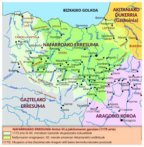 Nafarroako Erresuma Antso Jakitunaren garaian 1174 arte