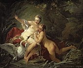 Leda i el Cigne, per Boucher