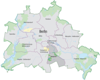 The location o Neukölln in Berlin.