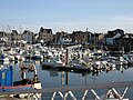 Vue du port depuis le môle.