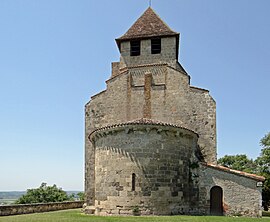 The church in Clermont-Dessous