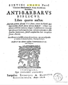 Sixtinus Amama (1593-1639)