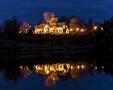 Exterior at night