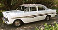 Holden EK 1961 Special Sedan Model 225 Snowcrest White Cameo Beige roof Canopy Industries accessory Flashline body moulds.