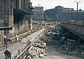 Construction of Asematunneli in front of Helsinki Central railway station in 1967.