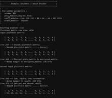 Microsoft SEAL example of homomorphic encryption