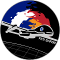 The badge of the Israeli-German "Red Baron" Squadron at Tel Nof