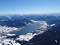 Légi felvétel a Tegernsee-tóról