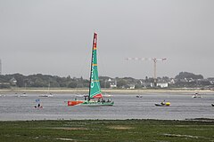 Volvo Ocean Race 2012 in the roadstead of Lorient