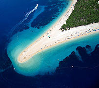 The Zlatni Rat (Golden Cape) on the island of Brač