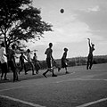 Image 4A Kenyan college basketball team practicing, 2016