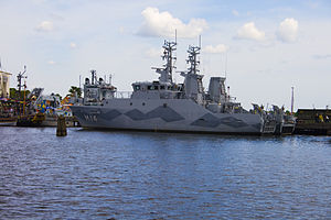 HMS Sturkö vid Marinens Dag i Karlskrona.