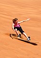 Image 6Sandboarding is a boardsport similar to snowboarding, but competitions take place on sand dunes rather than snow-covered mountains. Here, a member of the US Navy sandboards down a dune in Jebel Ali, Dubai.