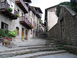 Una carrera de Rupit, en o termin de Rupit i Pruit